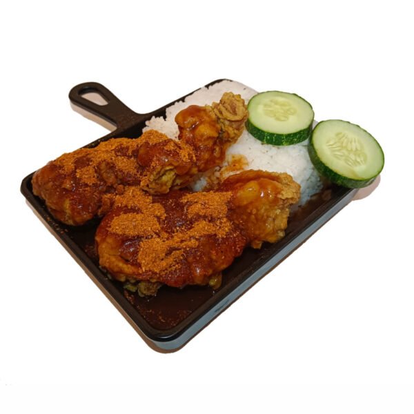 Nasi Ayam Krispi Lava Ori Double