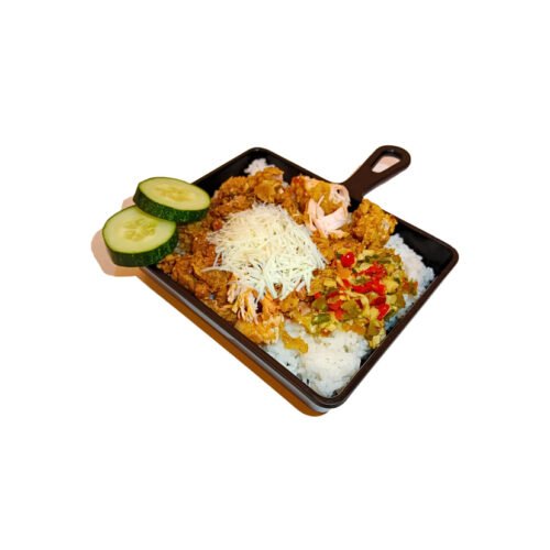 Nasi Ayam Geprek Keju Single